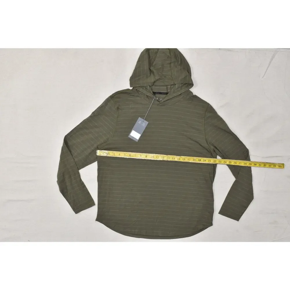 VRST Essential Hoodie Striped UV Protect Breathable Long Sleeve Green Size L NEW - Picture 4 of 8